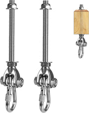 Dakzhou 180° Stainless Steel Swing Hooks & Carabiners
