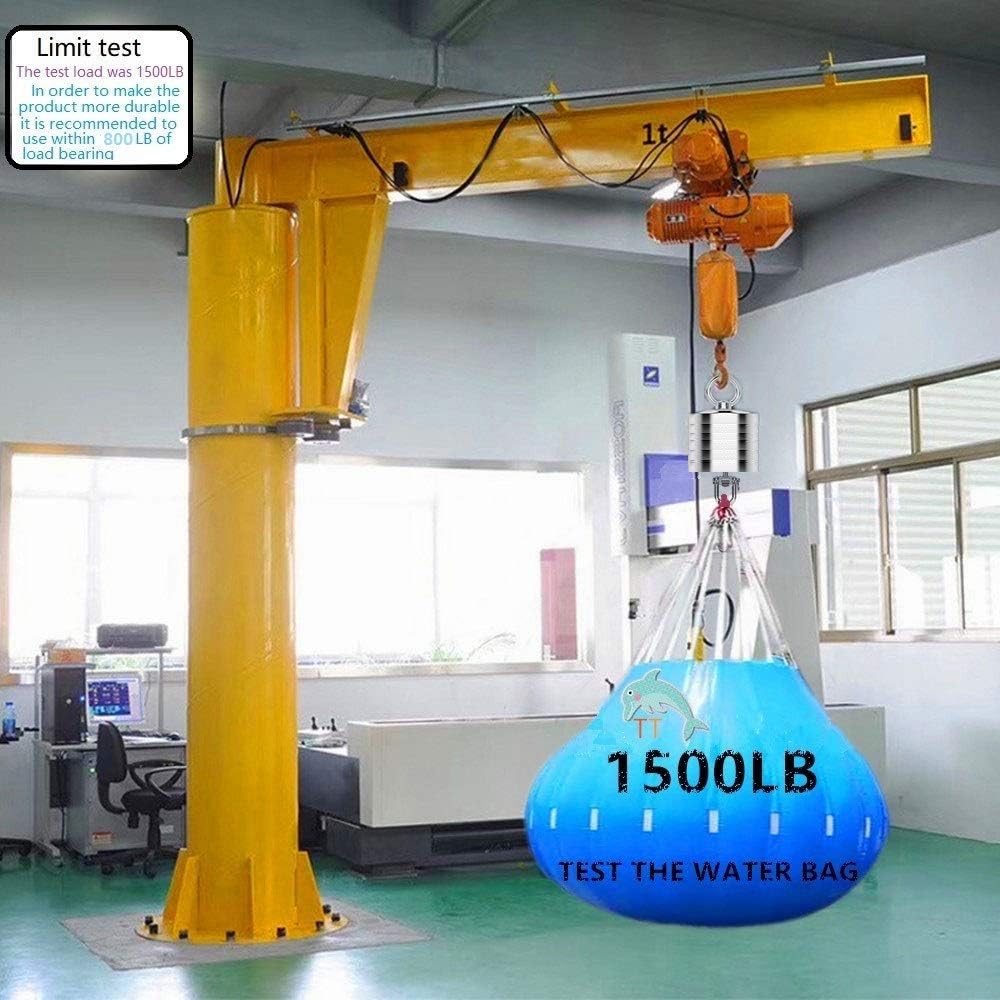 Dakzhou 180° Heavy-Duty Silent Swing Hangers – 1500 lbs (Set of 2)