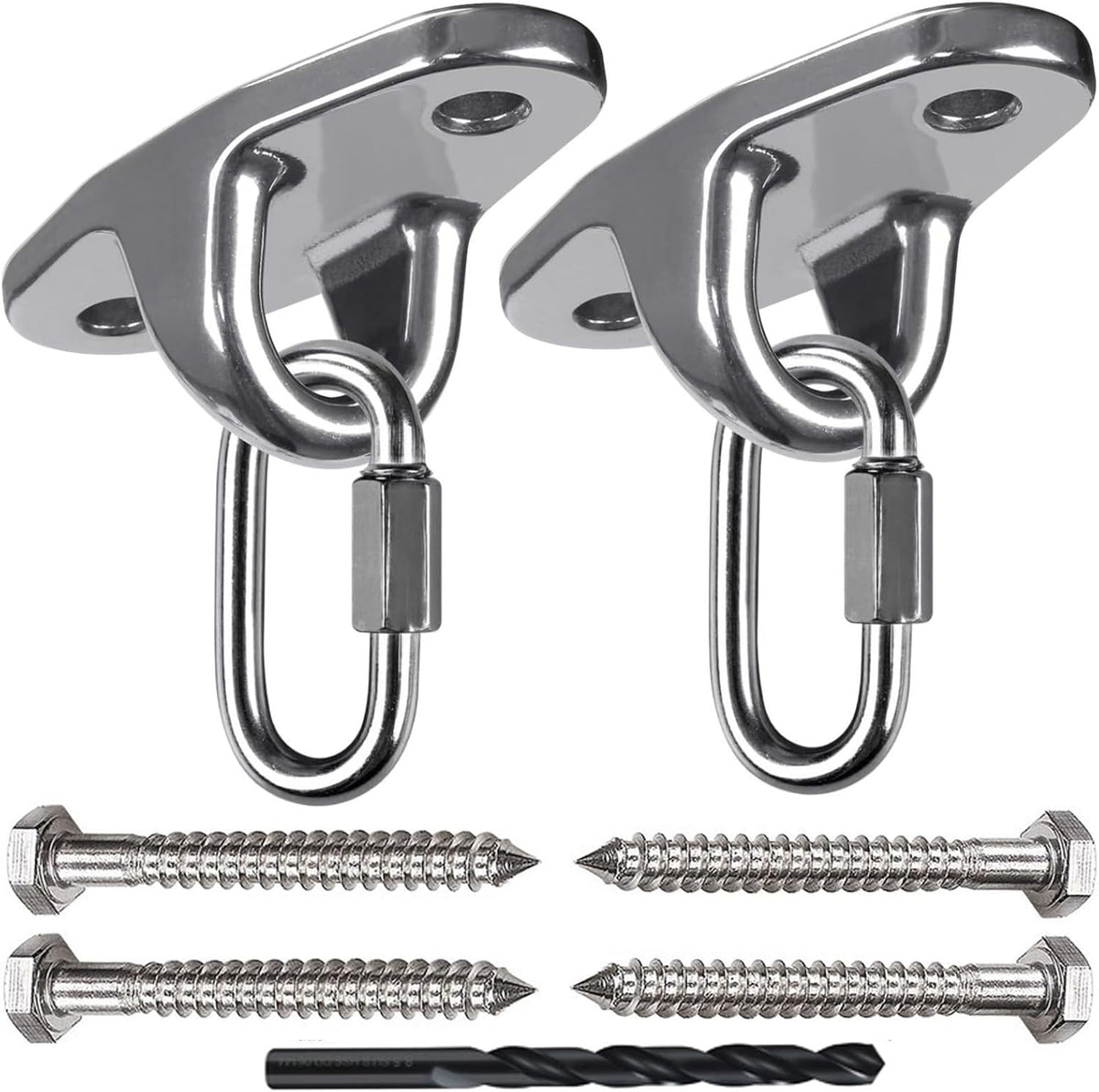 Dakzhou Heavy-Duty Swing Hanger - 2000 lbs Capacity Stainless Steel Mount for Wood & Concrete