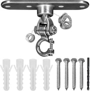 Dakzhou 4-Hole Heavy Duty Swing Hanger - 180° & 360° Smooth Swivel Mount with Bearings
