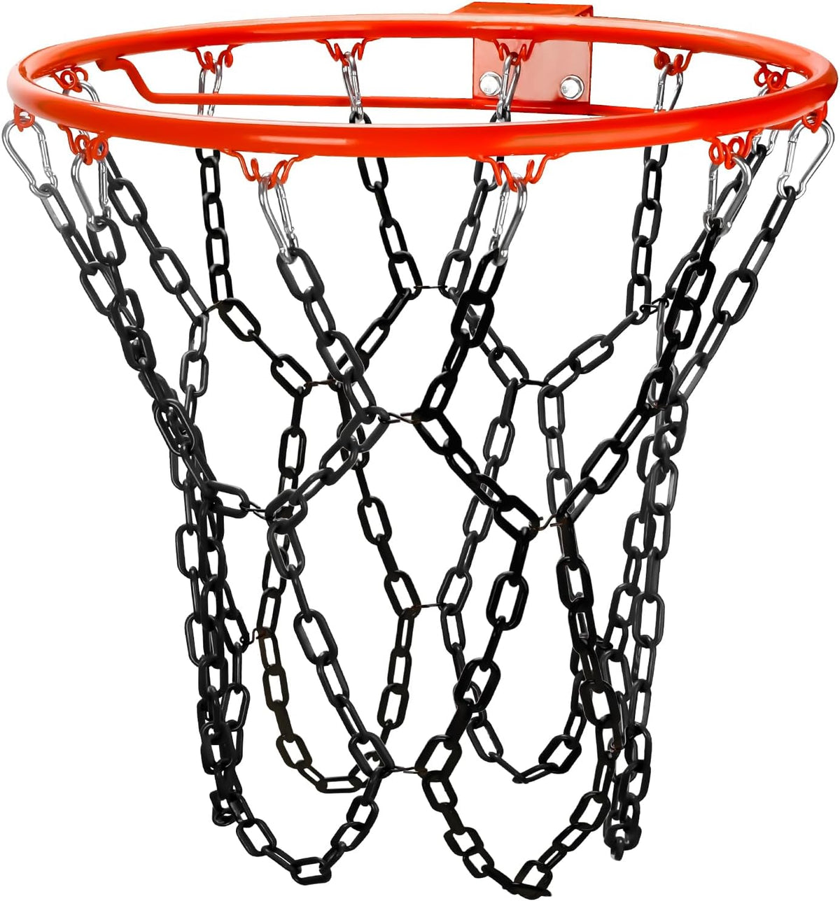Dakzhou Weatherproof Heavy-Duty Resin Basketball Net – Anti-Rust (Standard 12-Loop)