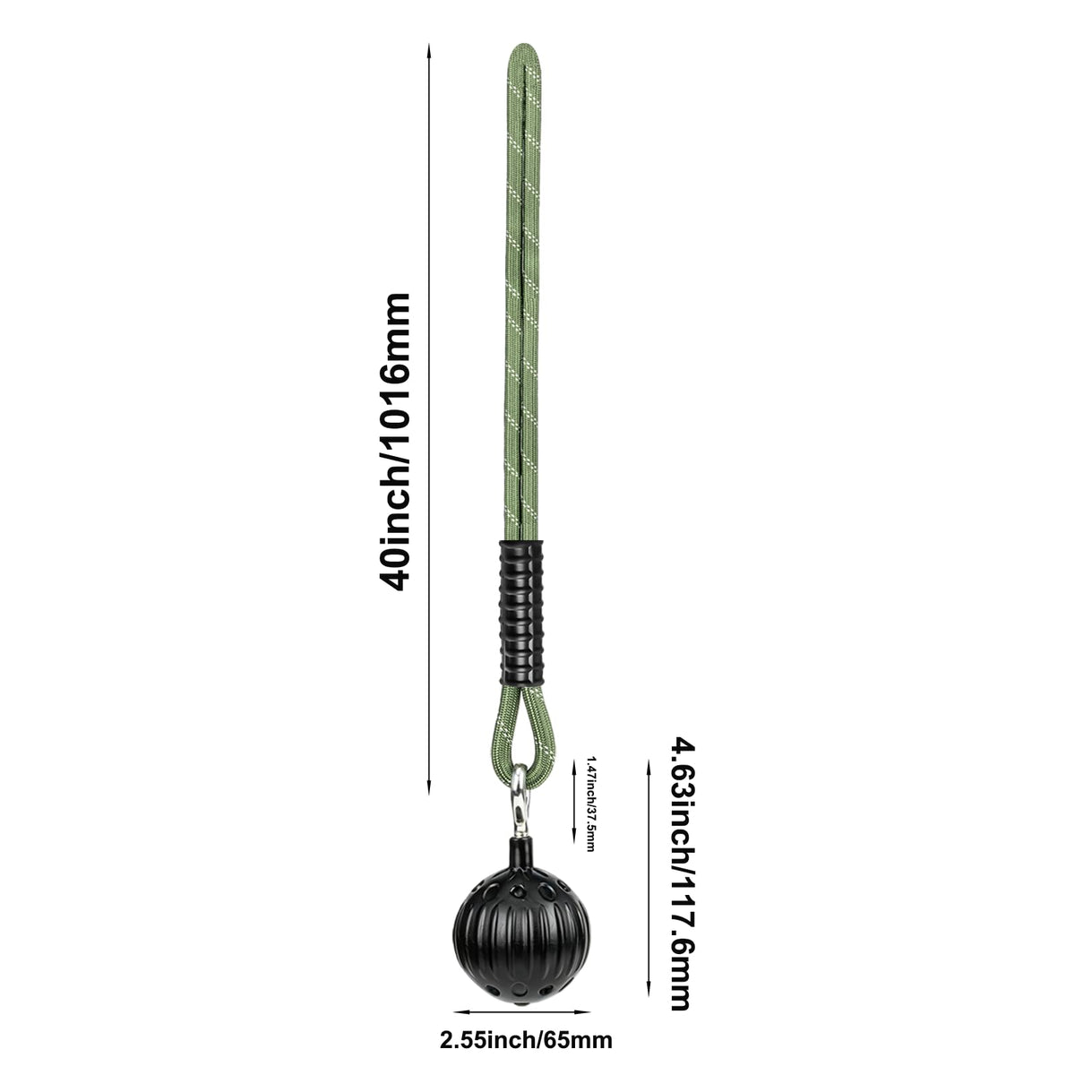 Dakzhou 40inch Pull-up & Non-slip Rock Climbing Grip Ball