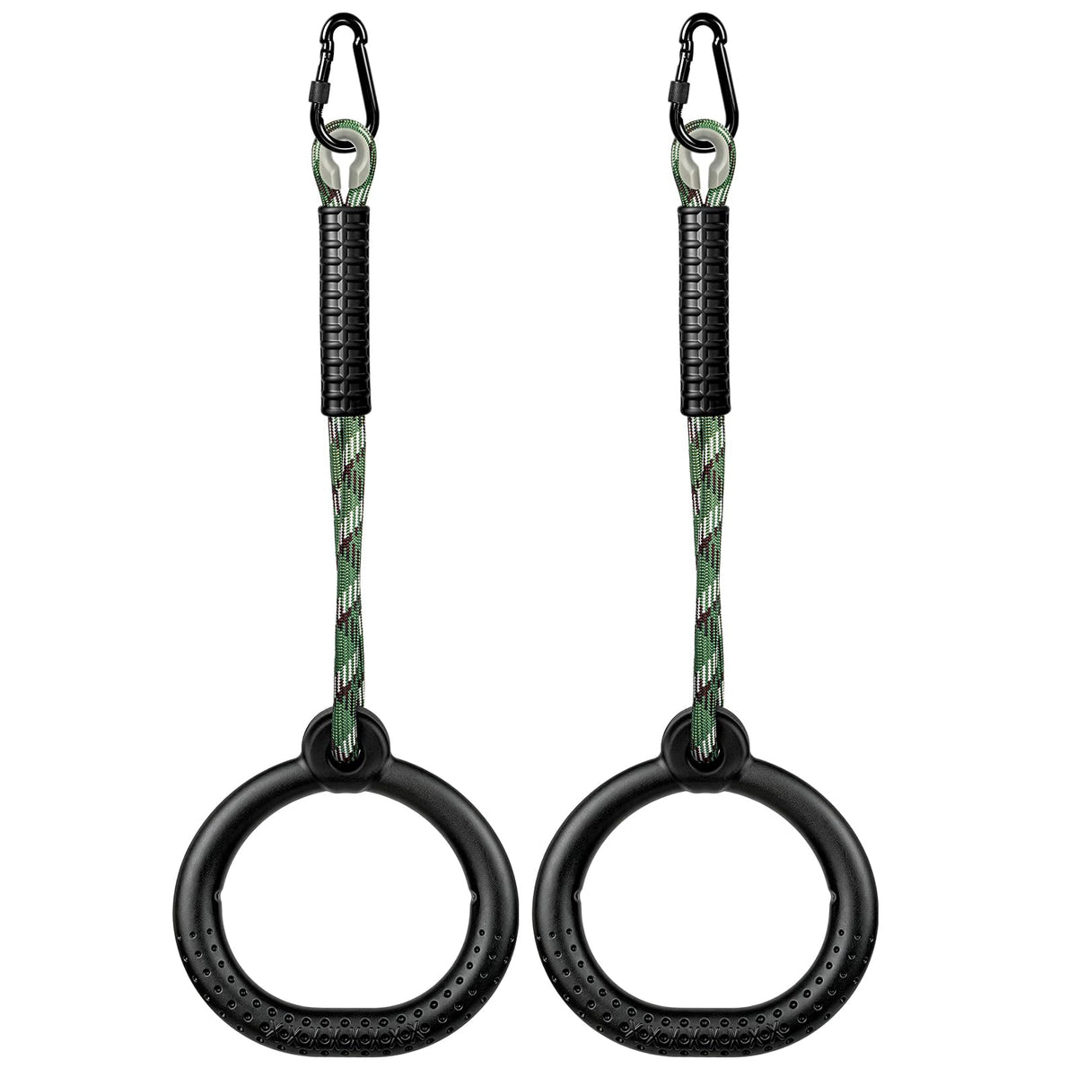 Dakzhou Ninja Gymnastic Rings, Anti-Slip Silicone Grip Monkey Ring