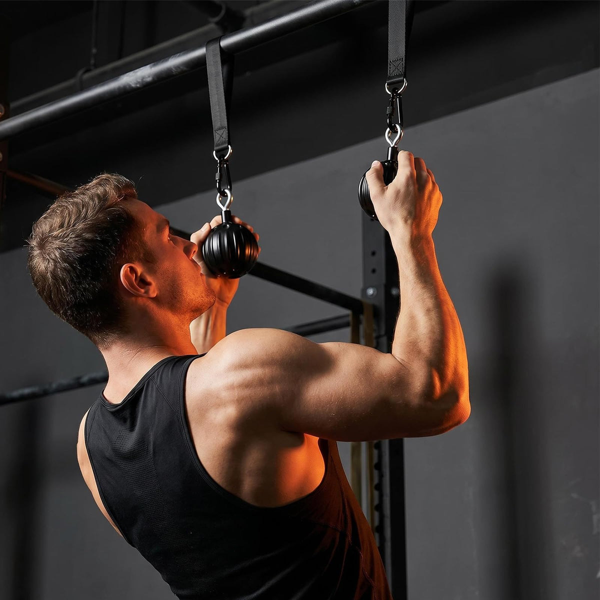 Dakzhou 12inch Hand Strength Training Ball for Pull-up Bars, Kettlebells, and Barbells