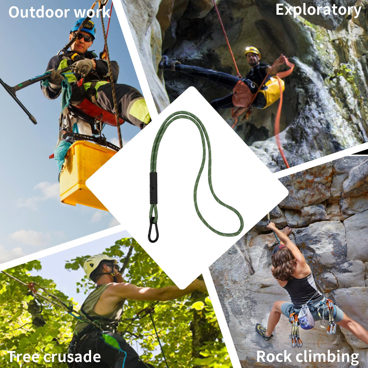 Dakzhou Heavy-Duty Tree Swing Rope and Hammock Hanging Straps 2 Pack
