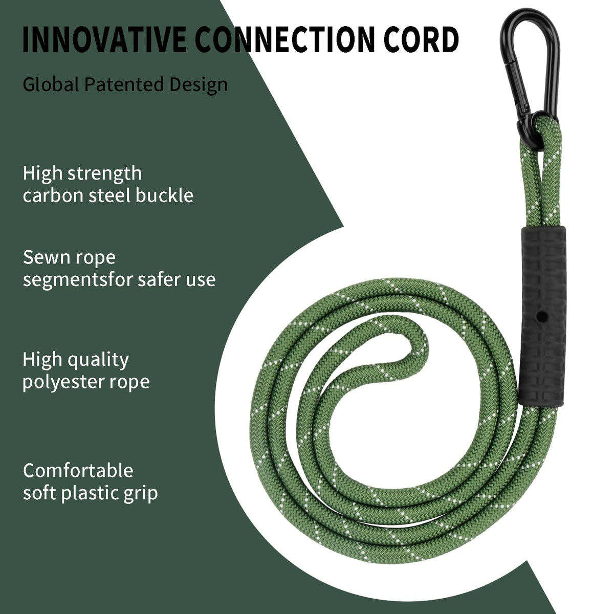 Dakzhou Heavy-Duty Tree Swing Rope and Hammock Hanging Straps 2 Pack